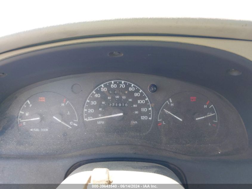 1998 Ford Ranger Splash/Xl/Xlt VIN: 1FTYR10C7WTA38759 Lot: 39643540