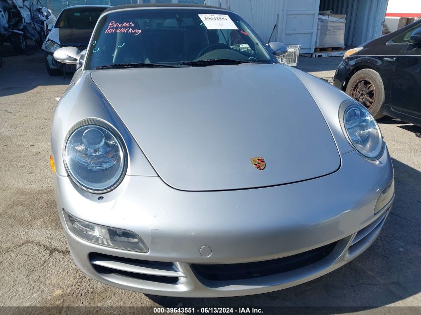 2006 Porsche 911 Carrera/Carrera 4 VIN: WP0CA29946S756371 Lot: 39643551