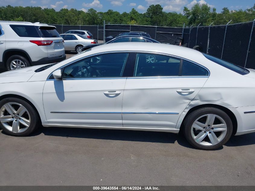 2013 Volkswagen Cc 2.0T Sport VIN: WVWBP7AN4DE508486 Lot: 39643554