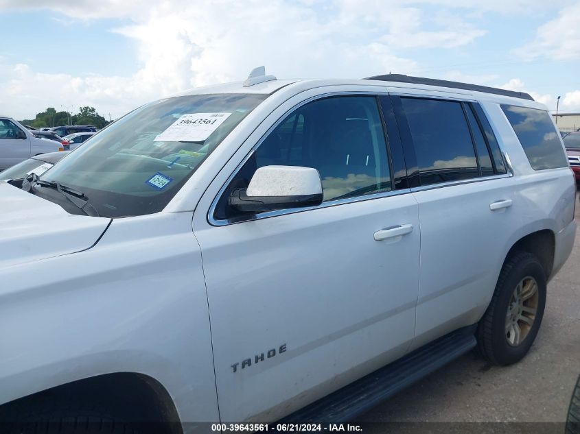 2019 Chevrolet Tahoe C1500 Ls VIN: 1GNSCAKC7KR176353 Lot: 39643561