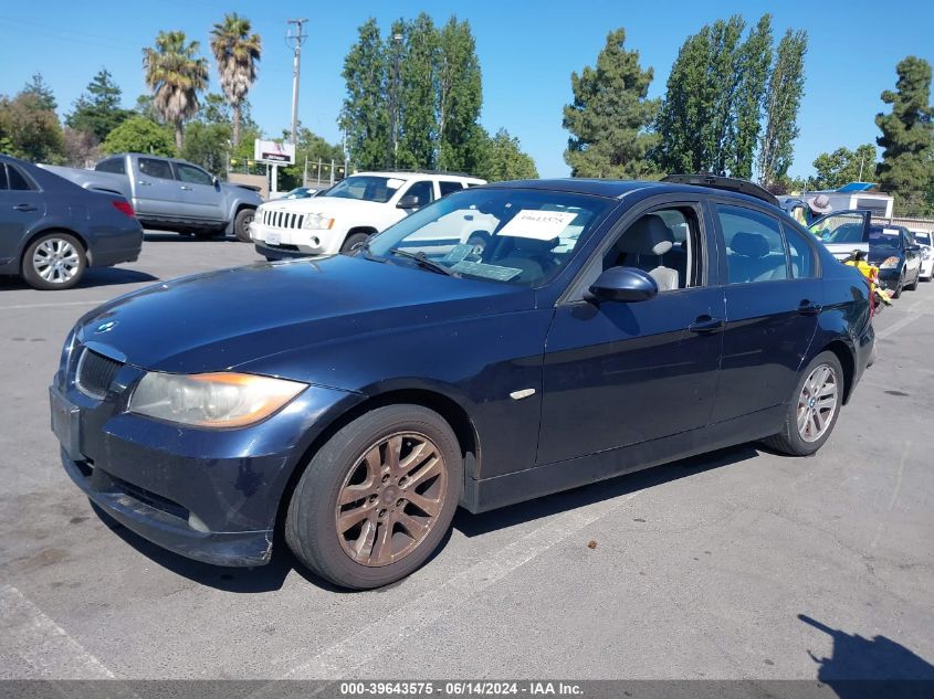 2006 BMW 325I VIN: WBAVB13536PS65442 Lot: 39643575