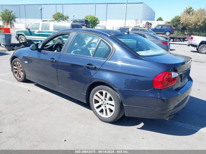 2006 BMW 325I VIN: WBAVB13536PS65442 Lot: 39643575