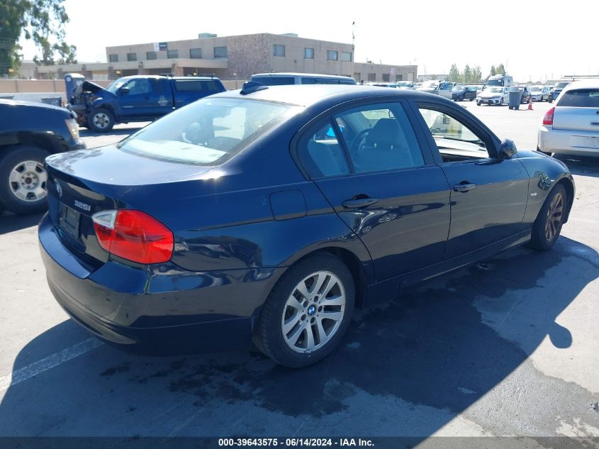 2006 BMW 325I VIN: WBAVB13536PS65442 Lot: 39643575