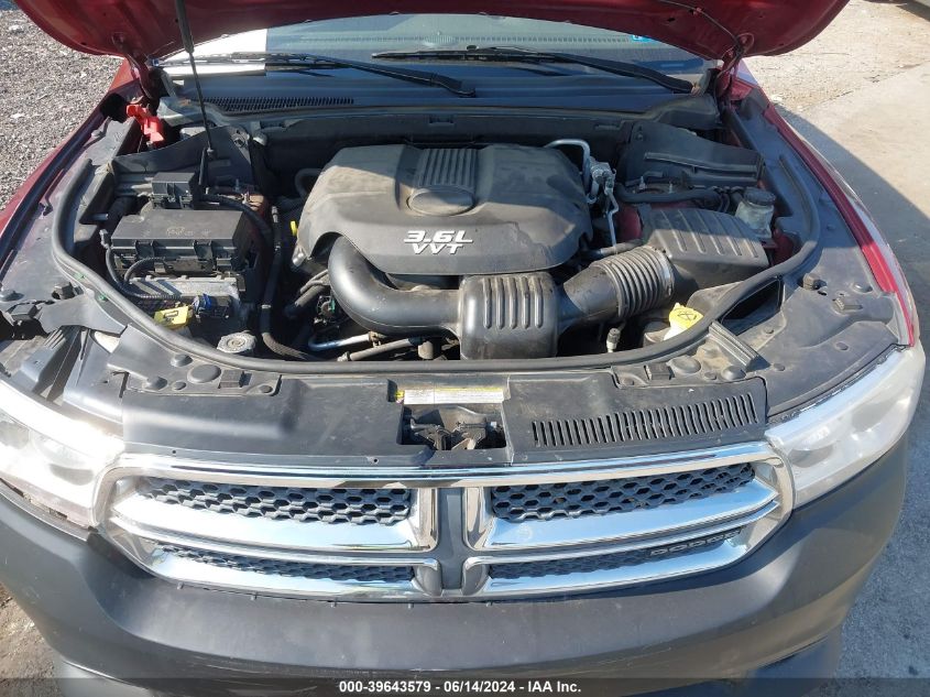 2013 Dodge Durango Crew VIN: 1C4RDJDG9DC527919 Lot: 39643579