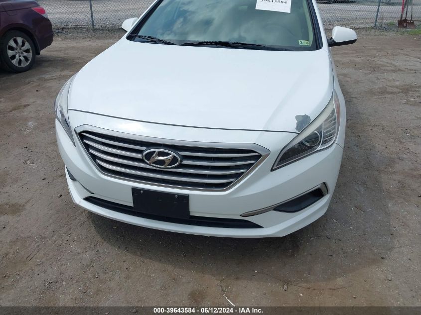 2016 Hyundai Sonata Se VIN: 5NPE24AF1GH339860 Lot: 39643584