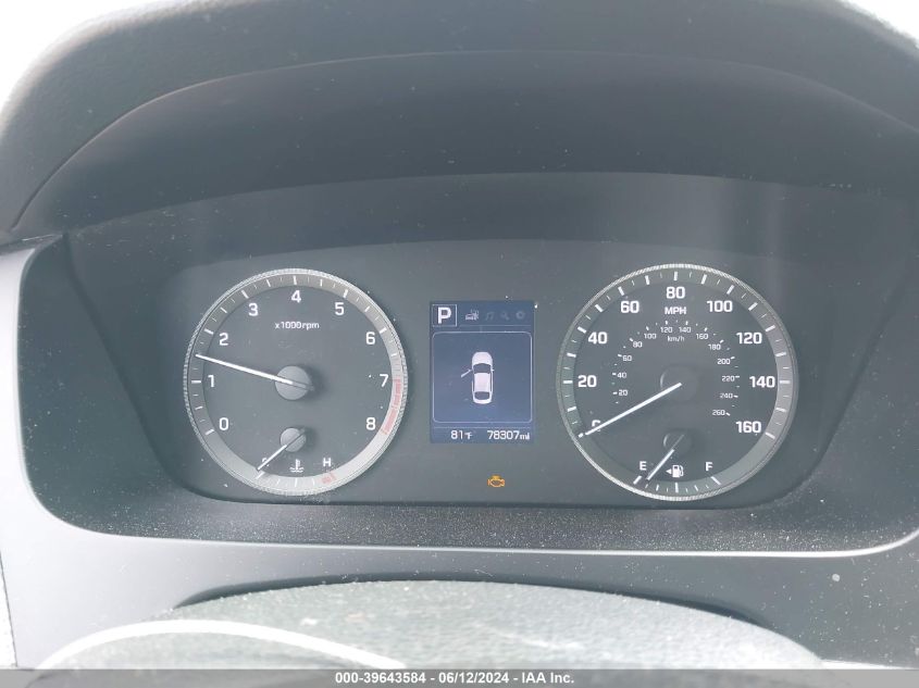 2016 Hyundai Sonata Se VIN: 5NPE24AF1GH339860 Lot: 39643584