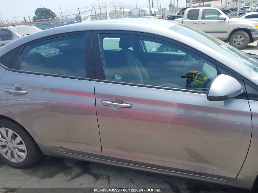 2022 Hyundai Accent Se VIN: 3KPC24A69NE154948 Lot: 39643592