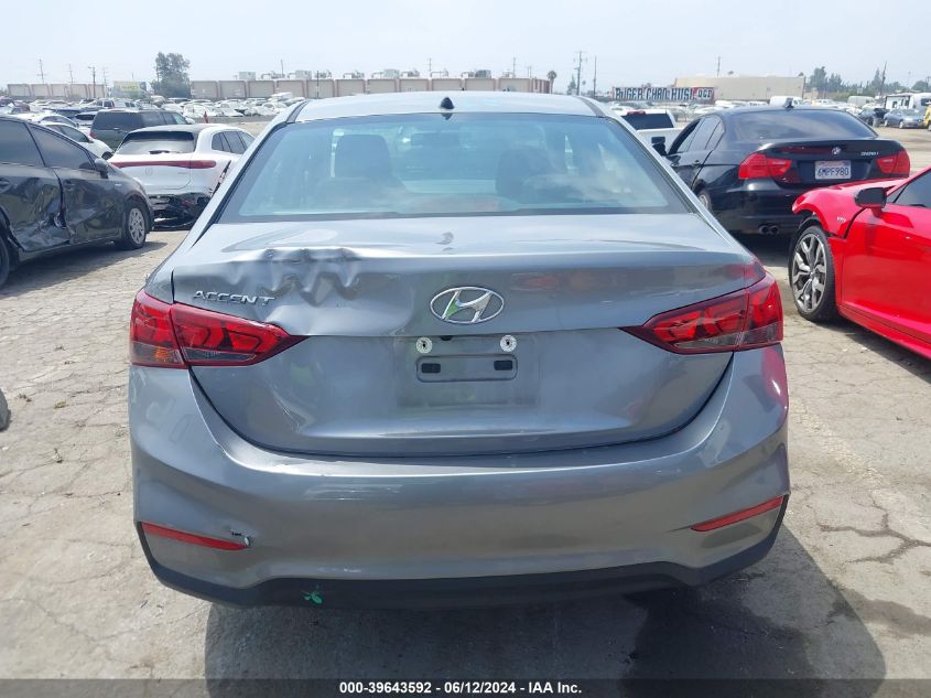 2022 Hyundai Accent Se VIN: 3KPC24A69NE154948 Lot: 39643592