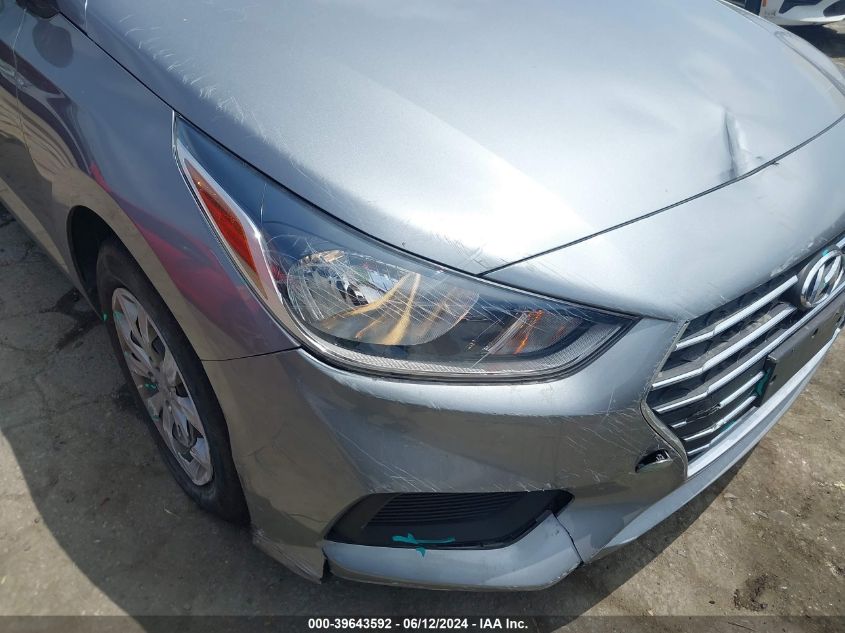 2022 Hyundai Accent Se VIN: 3KPC24A69NE154948 Lot: 39643592