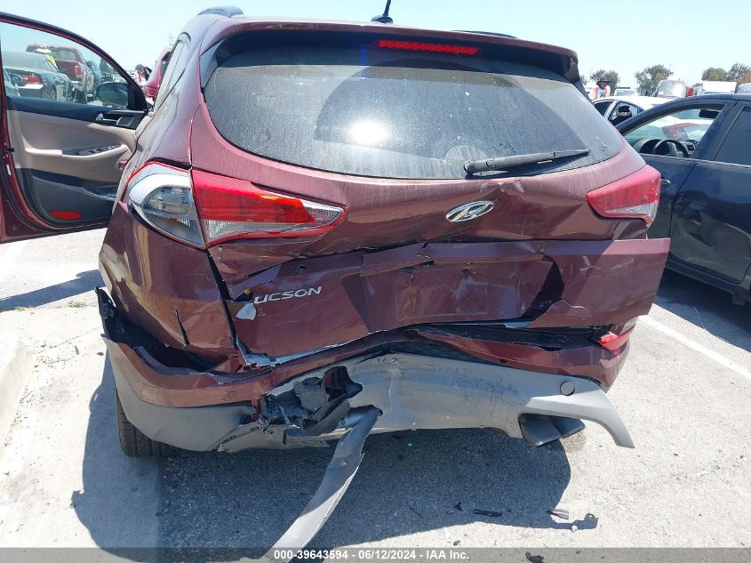 2017 Hyundai Tucson Value VIN: KM8J33A27HU557677 Lot: 39643594