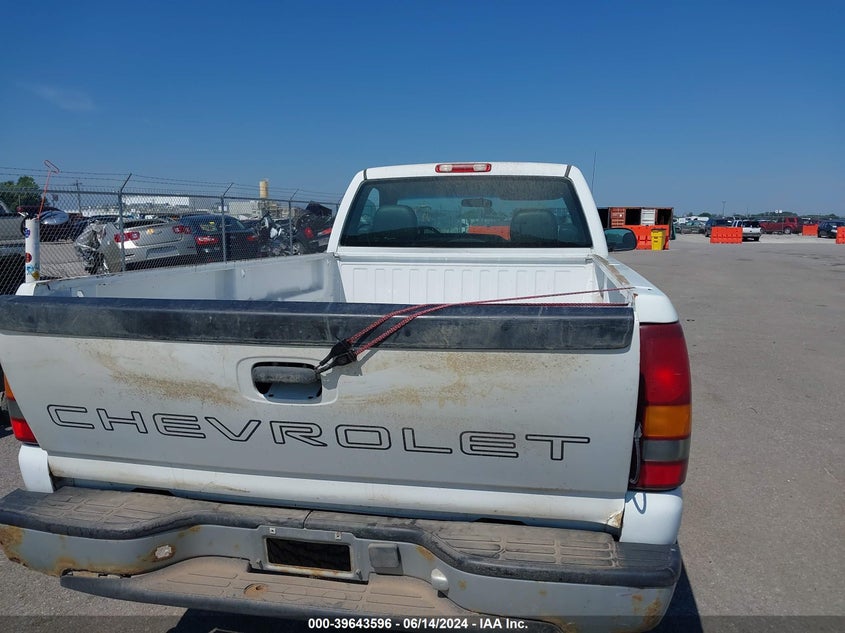2001 Chevrolet Silverado 1500 VIN: 1GCEK14W91Z158063 Lot: 39643596