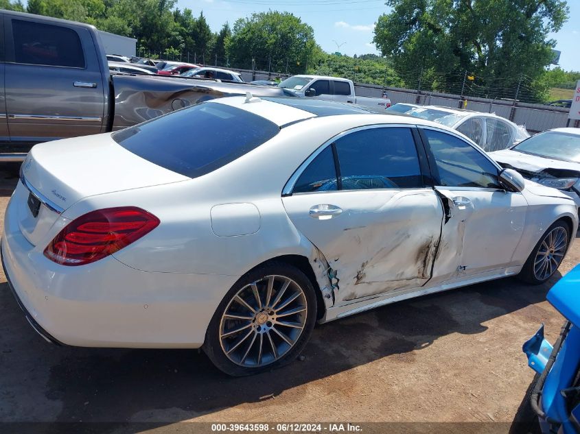 2016 Mercedes-Benz S 550 4Matic VIN: WDDUG8FB1GA219225 Lot: 39643598