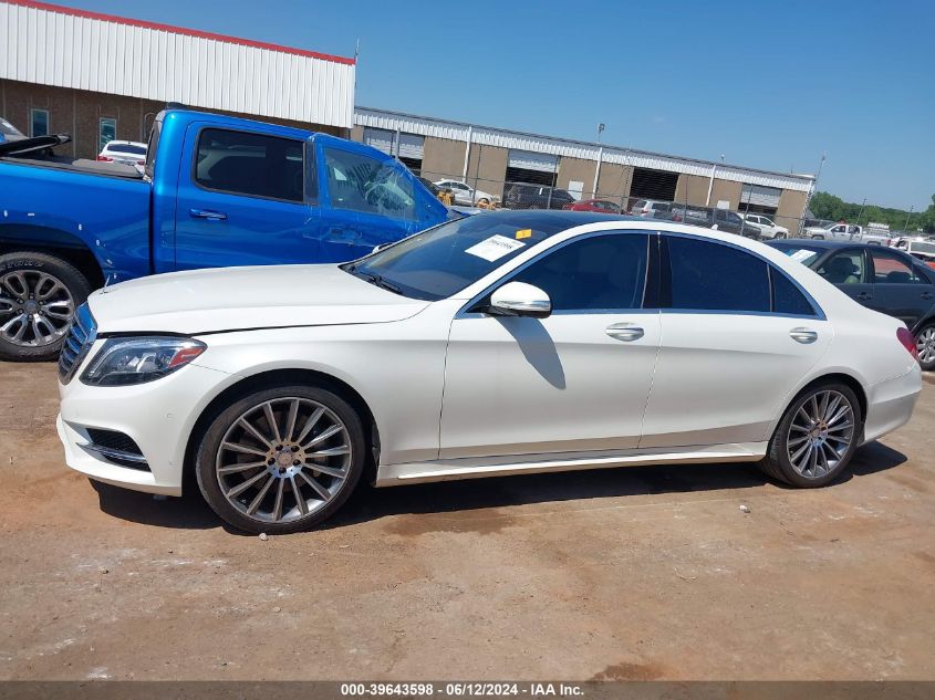 2016 Mercedes-Benz S 550 4Matic VIN: WDDUG8FB1GA219225 Lot: 39643598