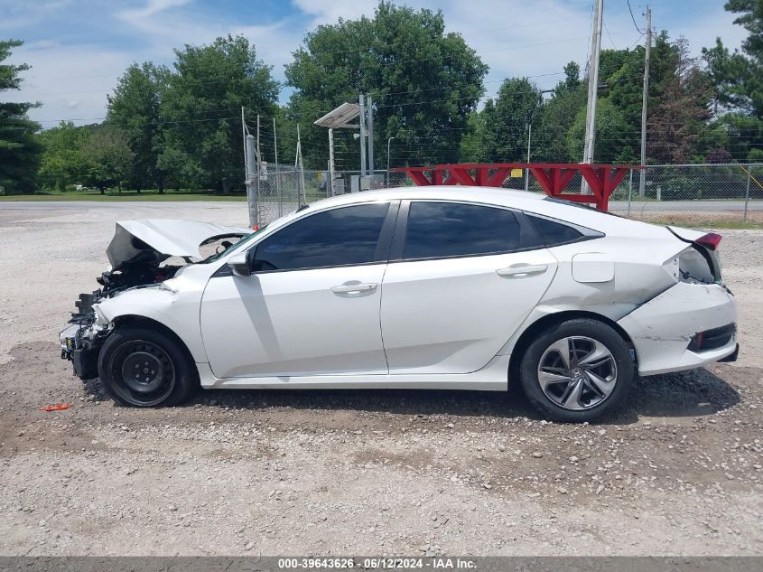 2020 Honda Civic Lx VIN: 19XFC2F67LE026776 Lot: 39643626