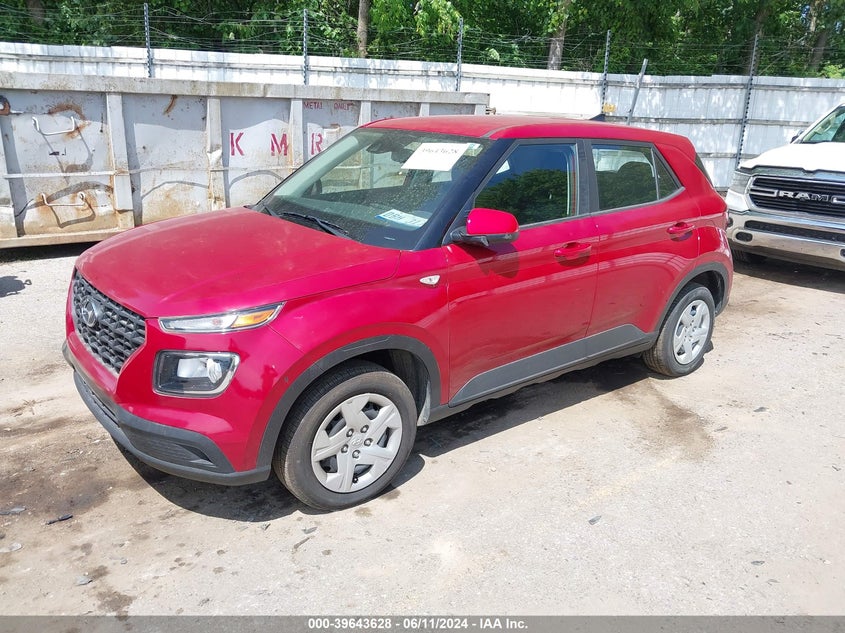 2020 Hyundai Venue Se VIN: KMHRB8A35LU026224 Lot: 39643628