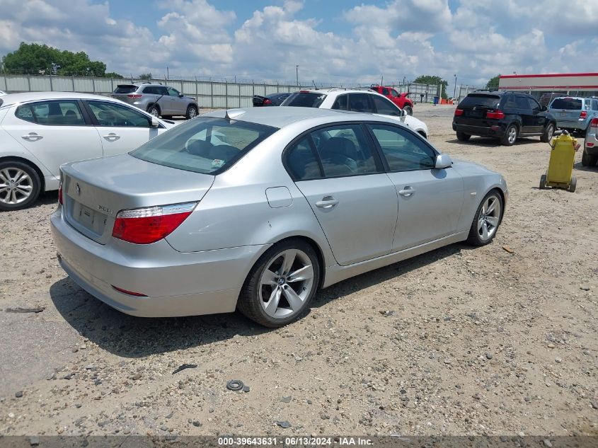 2008 BMW 528I VIN: WBANU53528CT01715 Lot: 39643631