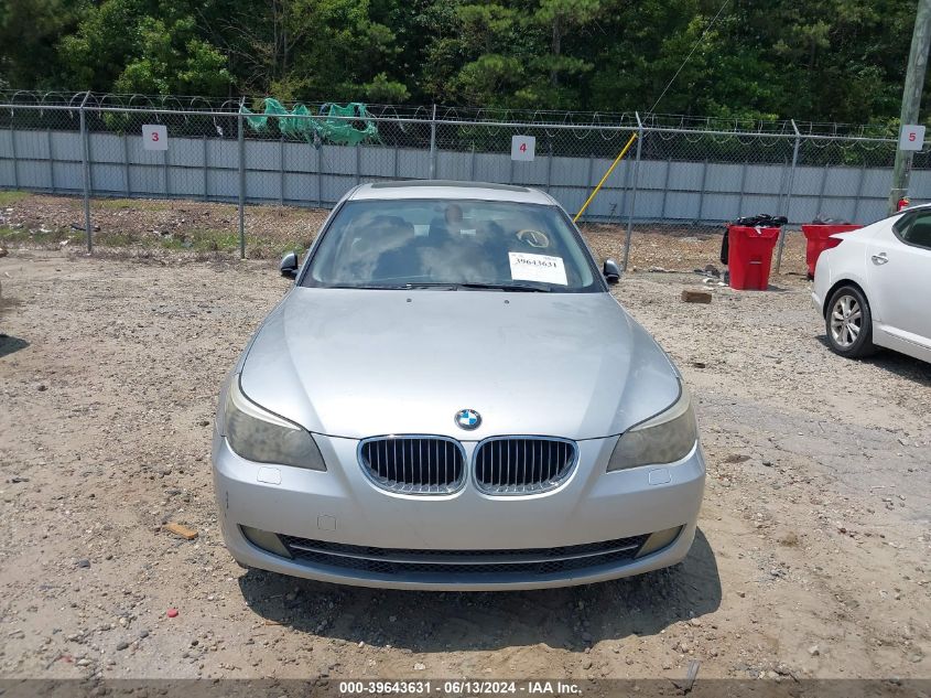 2008 BMW 528I VIN: WBANU53528CT01715 Lot: 39643631