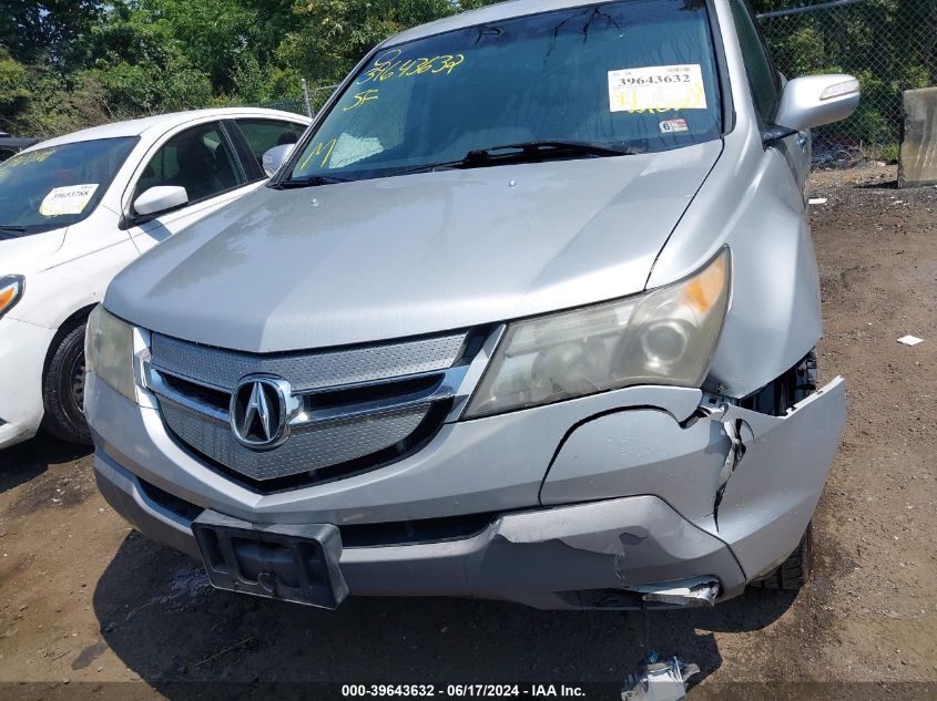 2HNYD28669H511842 2009 Acura Mdx Technology Package