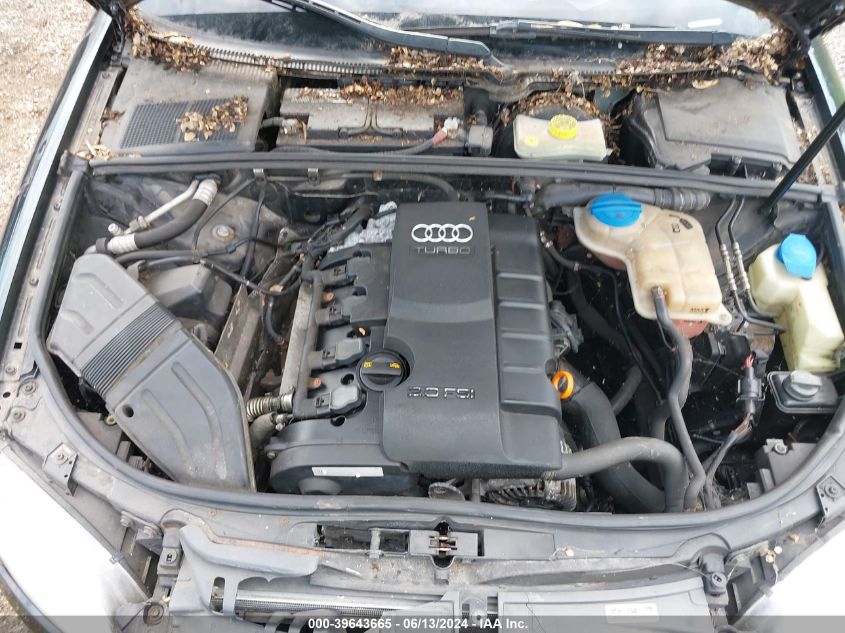 2005 Audi A4 2.0T VIN: WAUDF68E15A507345 Lot: 39643665