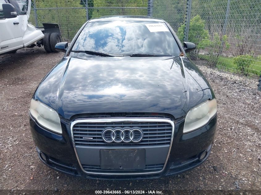 2005 Audi A4 2.0T VIN: WAUDF68E15A507345 Lot: 39643665