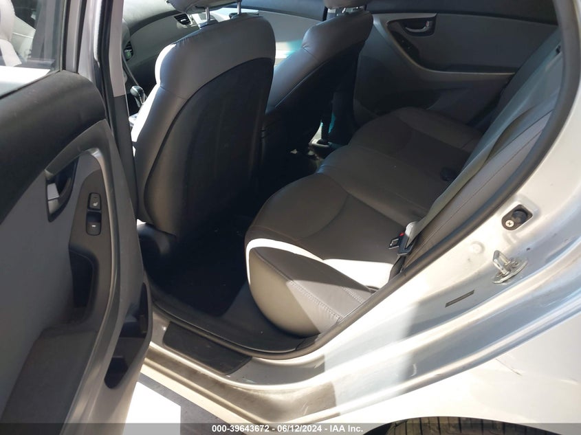 2012 Hyundai Elantra Limited VIN: 5NPDH4AE4CH081796 Lot: 39643672