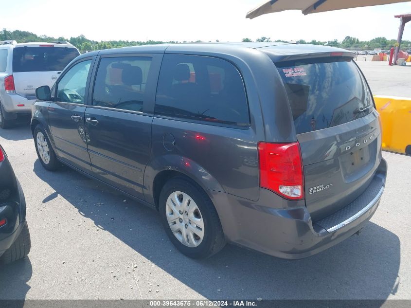 2015 Dodge Grand Caravan Se VIN: 2C4RDGBG9FR648014 Lot: 39643675