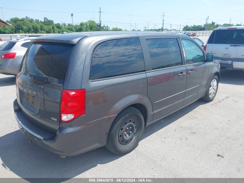 2015 Dodge Grand Caravan Se VIN: 2C4RDGBG9FR648014 Lot: 39643675