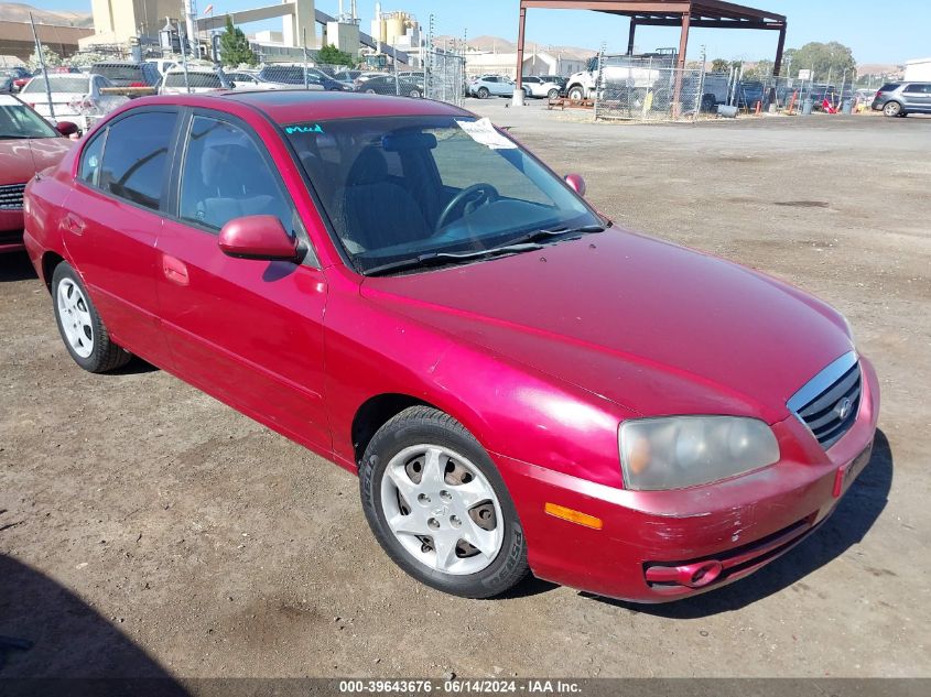 2004 Hyundai Elantra Gls/Gt VIN: KMHDN46D54U777756 Lot: 39643676