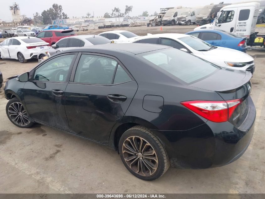 2016 Toyota Corolla S Plus VIN: 5YFBURHEXGP410113 Lot: 39643698