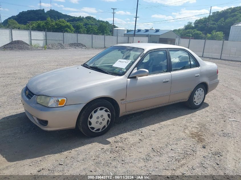 2002 Toyota Corolla Le VIN: 1NXBR12E72Z567858 Lot: 39643712