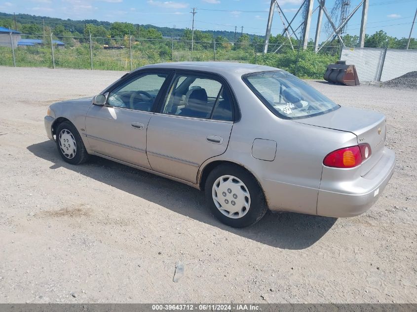 2002 Toyota Corolla Le VIN: 1NXBR12E72Z567858 Lot: 39643712