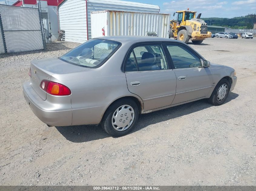 2002 Toyota Corolla Le VIN: 1NXBR12E72Z567858 Lot: 39643712