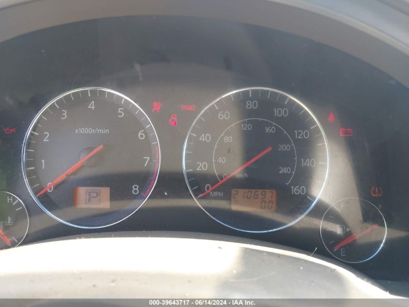 2005 Infiniti Fx35 VIN: JNRAS08U25X100220 Lot: 39643717