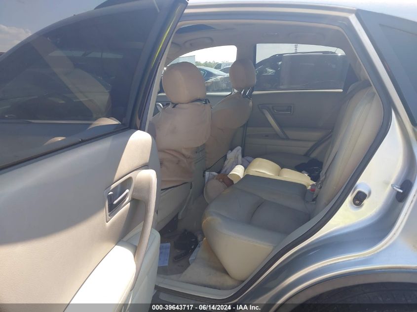 2005 Infiniti Fx35 VIN: JNRAS08U25X100220 Lot: 39643717