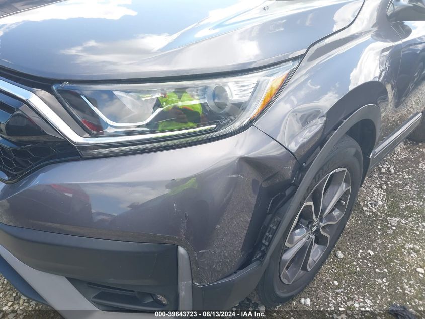 2020 Honda Cr-V 2Wd Ex-L VIN: 2HKRW1H84LH424472 Lot: 39643723