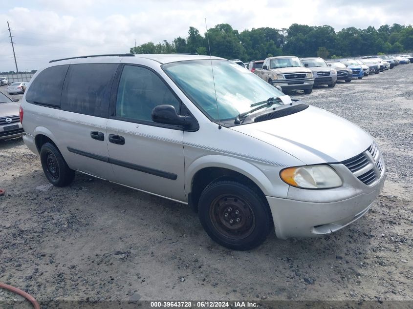 2005 Dodge Grand Caravan Se VIN: 1D4GP24R65B211653 Lot: 39643728