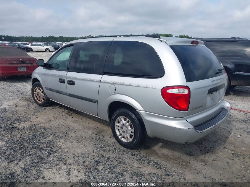 2005 Dodge Grand Caravan Se VIN: 1D4GP24R65B211653 Lot: 39643728