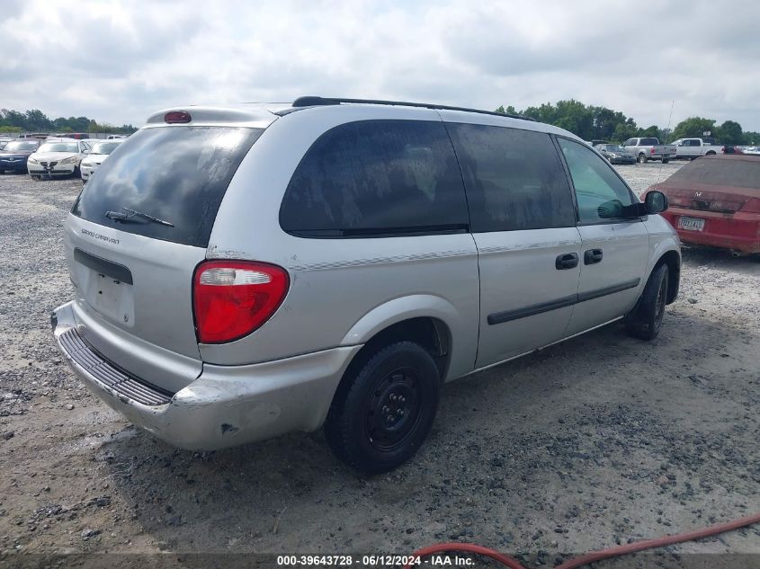 2005 Dodge Grand Caravan Se VIN: 1D4GP24R65B211653 Lot: 39643728