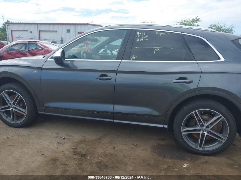 2018 Audi Sq5 3.0T Premium Plus VIN: WA1A4AFY8J2157366 Lot: 39643733