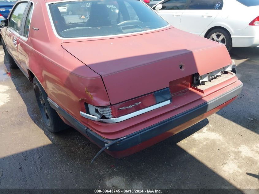 1986 Ford Thunderbird VIN: 1FABP46F0GH239928 Lot: 39643745