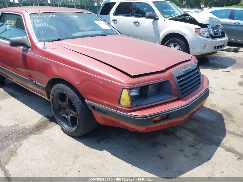 1986 Ford Thunderbird VIN: 1FABP46F0GH239928 Lot: 39643745