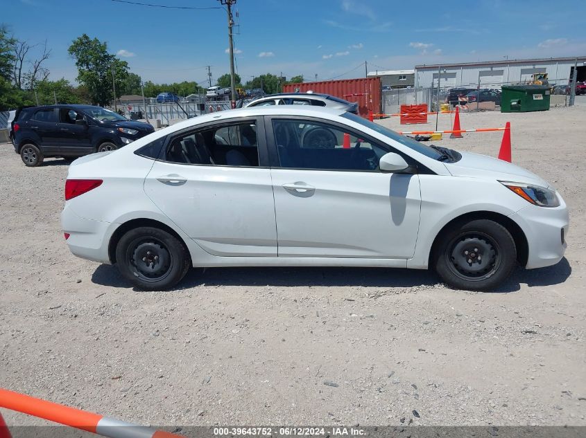 2016 Hyundai Accent Se VIN: KMHCT4AE1GU971092 Lot: 39643752