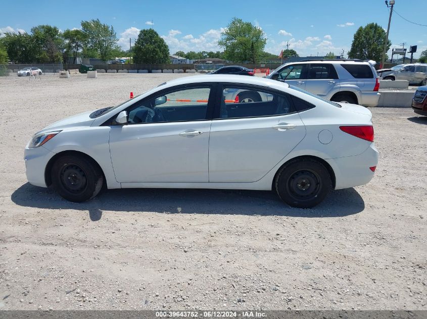 2016 Hyundai Accent Se VIN: KMHCT4AE1GU971092 Lot: 39643752