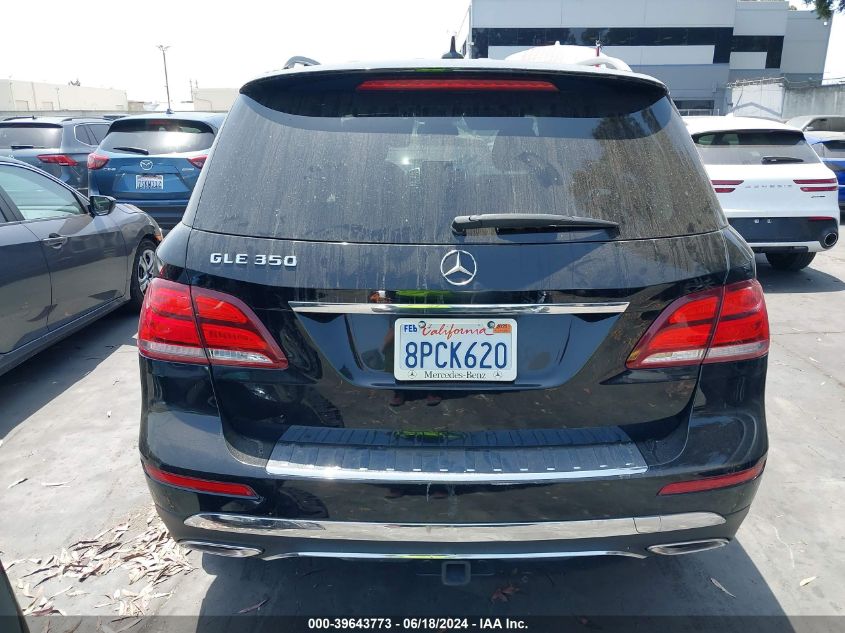 2016 Mercedes-Benz Gle 350 VIN: 4JGDA5JB8GA699714 Lot: 39643773