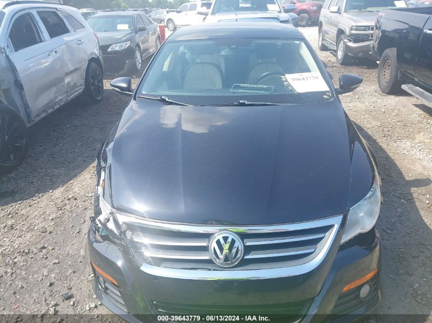 2010 Volkswagen Cc Luxury VIN: WVWHN7AN3AE566679 Lot: 39643779