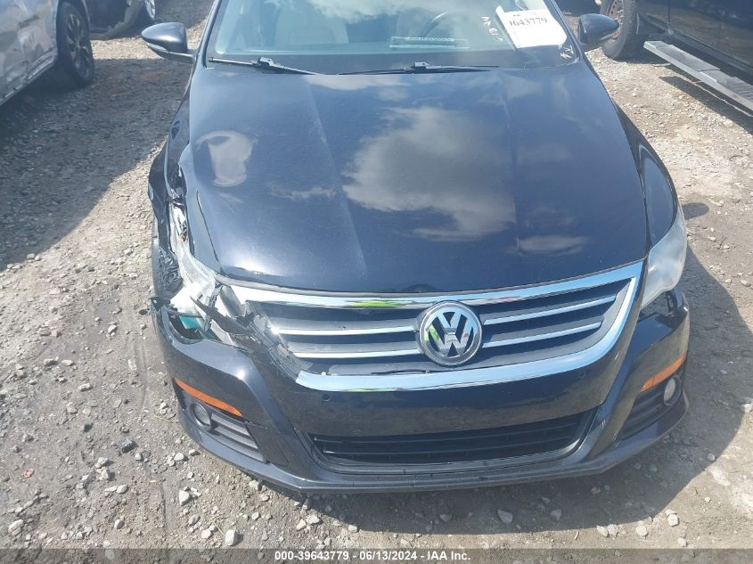 2010 Volkswagen Cc Luxury VIN: WVWHN7AN3AE566679 Lot: 39643779