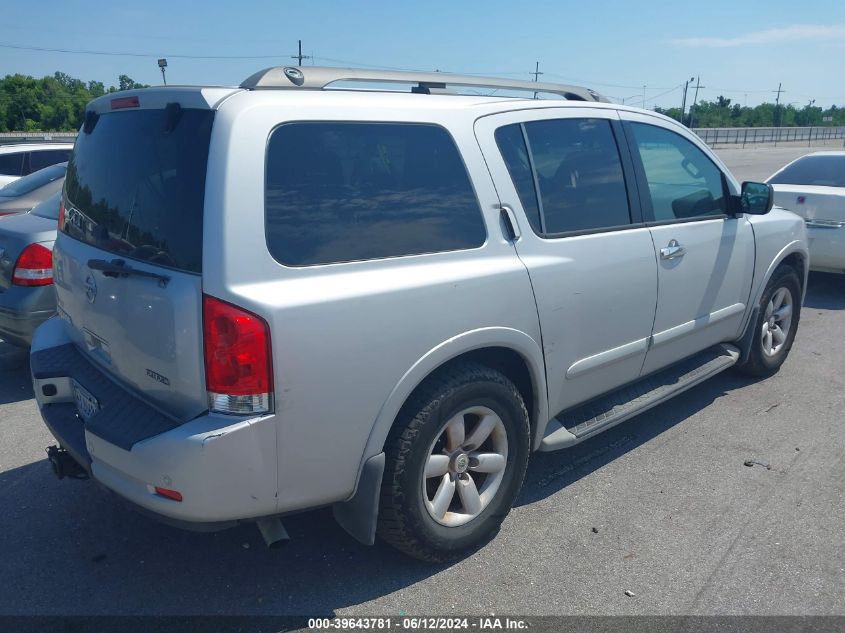 2013 Nissan Armada Sv VIN: 5N1BA0ND6DN602780 Lot: 39643781