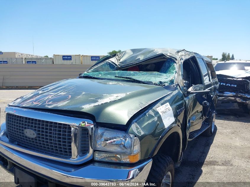2000 Ford Excursion Limited VIN: 1FMSU43F2YEE16291 Lot: 39643783