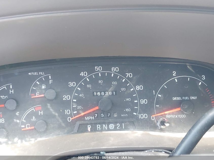 2000 Ford Excursion Limited VIN: 1FMSU43F2YEE16291 Lot: 39643783