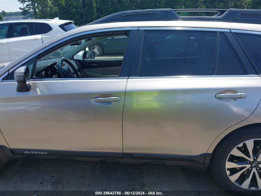 2015 Subaru Outback 3.6R Limited VIN: 4S4BSENC6F3353865 Lot: 39643788